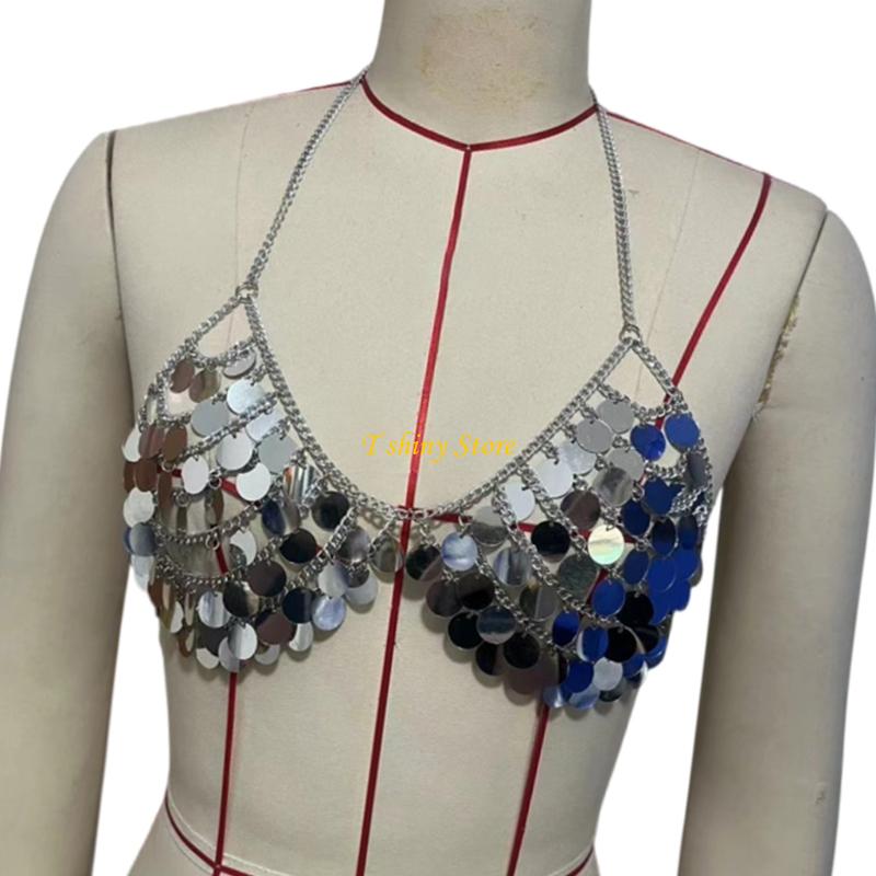 N58F Festive Sequins Vest Cặp  - đánh giá và giá Body Jewelry Vest
