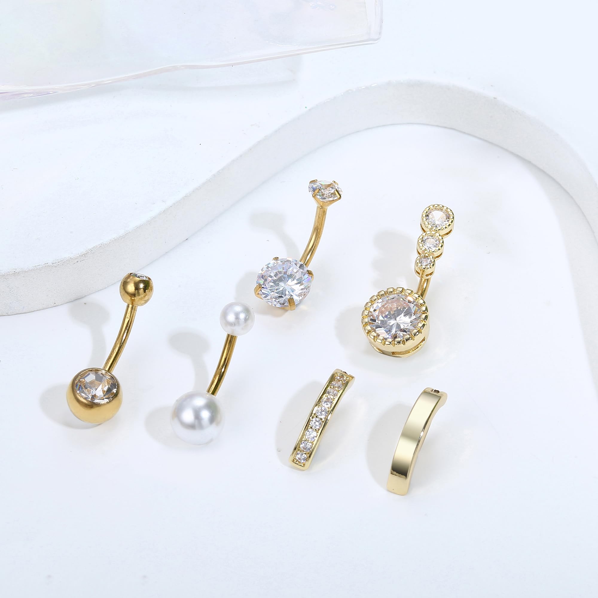 Drperfect 316L Stainless Steel - đánh giá và giá Belly Bar Titanium