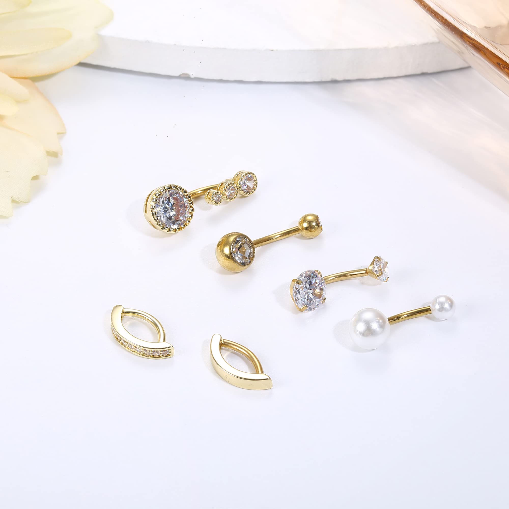 Drperfect 316L Stainless Steel - đánh giá và giá Belly Bar Titanium