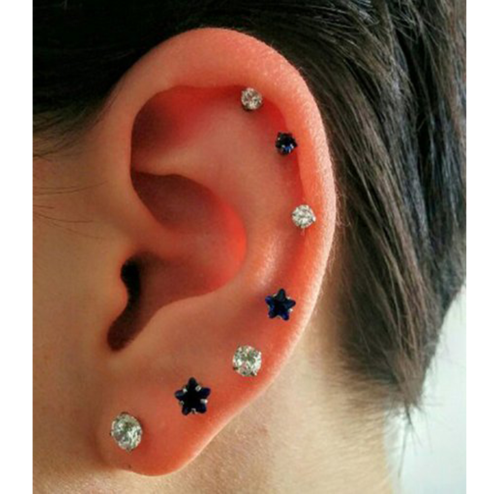16G Push In Threadless Flat Ba - đánh giá và giá Body Jewelry Threadless