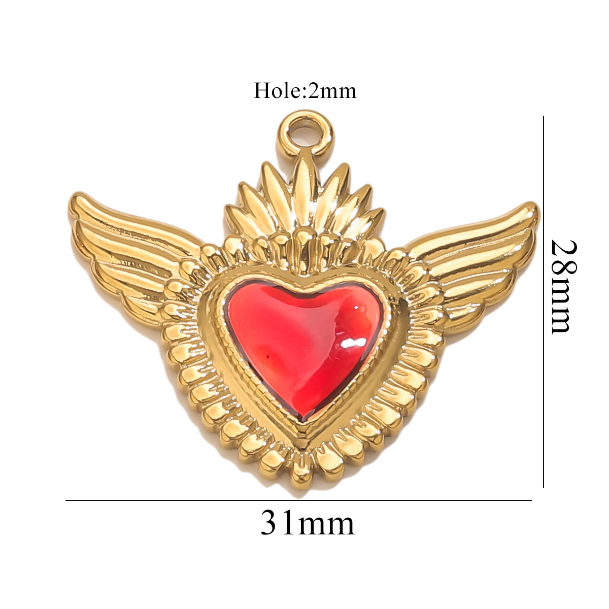 3pcs Stainless Steel Red Ename - đánh giá và giá Body Jewelry Diy