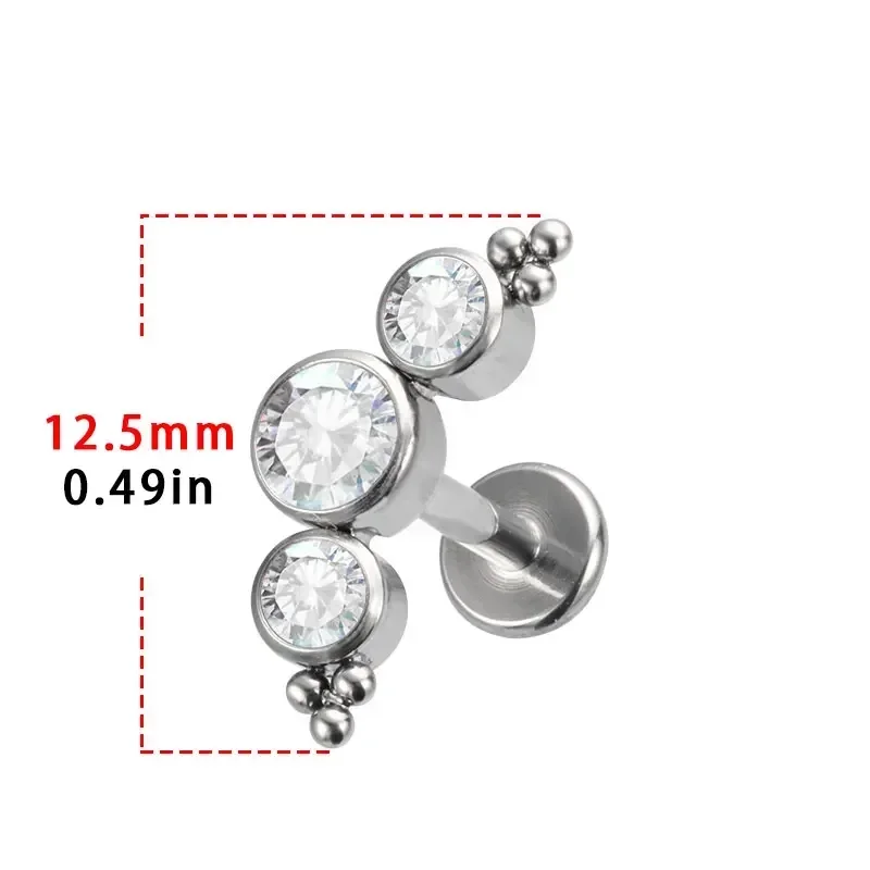 ASTM F136 Titanium Piercing 16 - đánh giá và giá Cluster Stud Ear