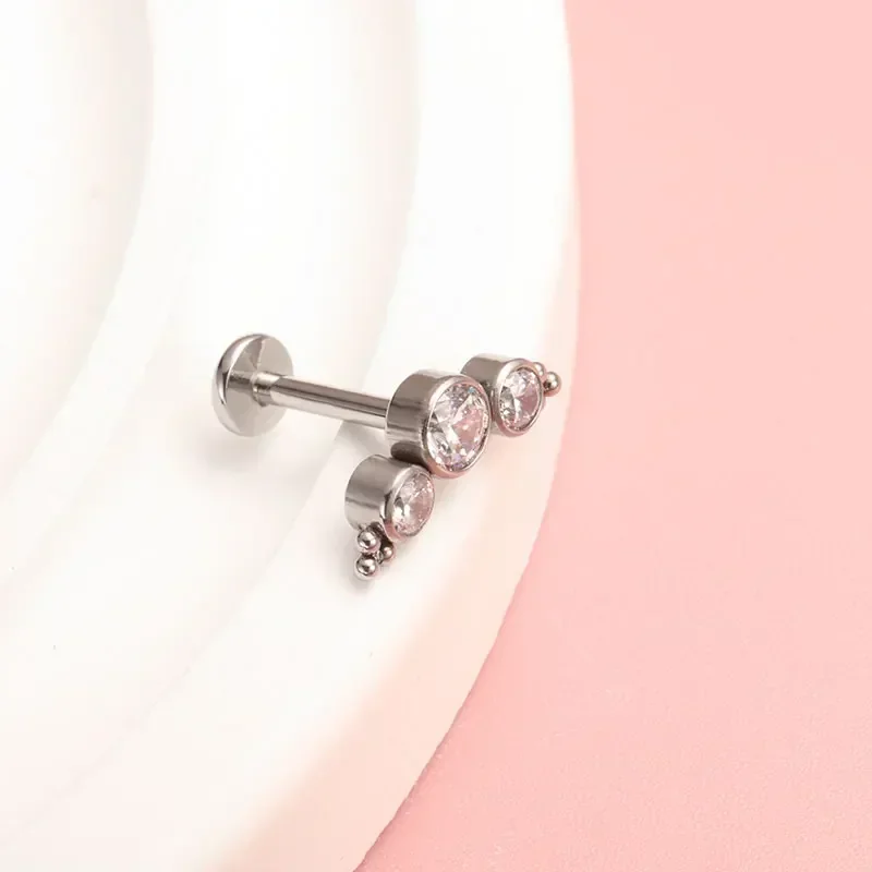 ASTM F136 Titanium Piercing 16 - đánh giá và giá Cluster Stud Ear