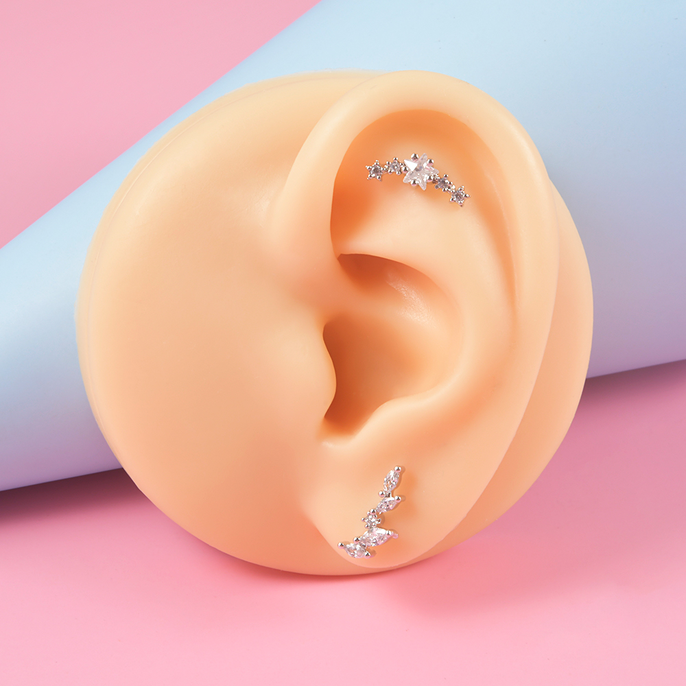 1PC Surgical Steel Zircon Labr - đánh giá và giá Body Jewelry Threadless