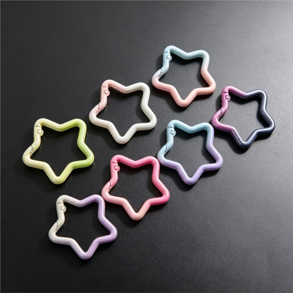 5PCS Gradient Star Shape Sprin - đánh giá và giá Body Jewelry Diy