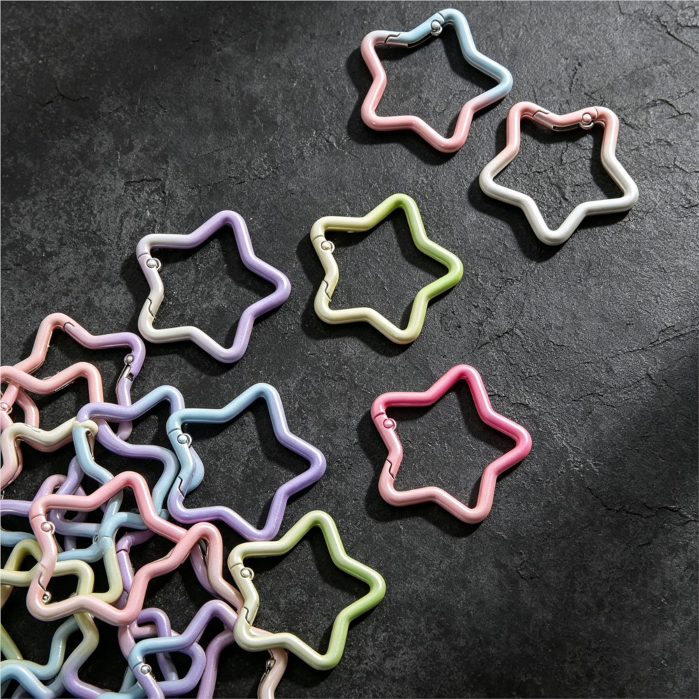 5PCS Gradient Star Shape Sprin - đánh giá và giá Body Jewelry Diy