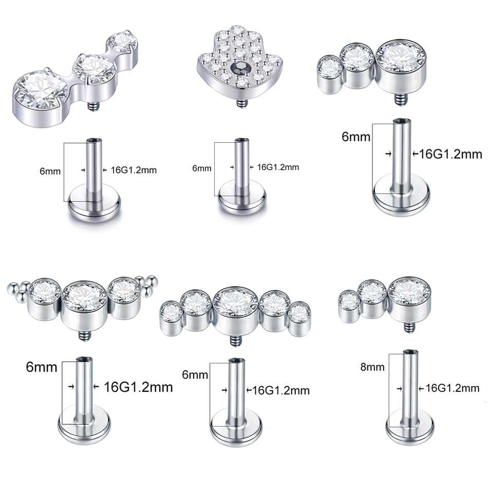 1 Máy Tính G23 Titan 16G CZ Đá - đánh giá và giá Cluster Stud Ear